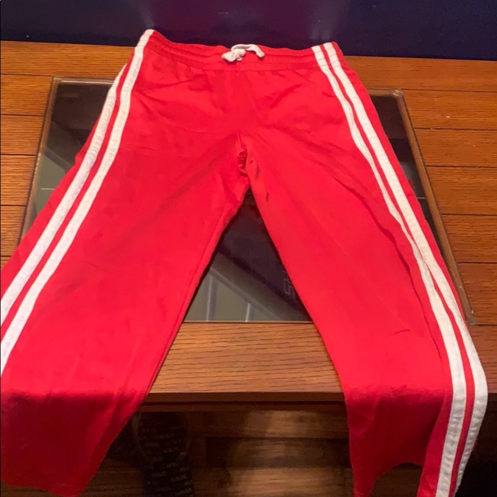 Boys pull on athletic pants